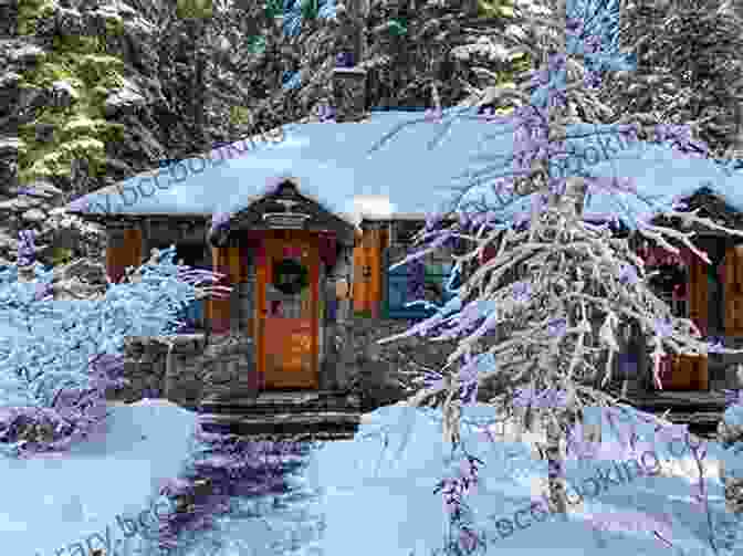 A Charming Winter Cabin Nestled In A Snowy Landscape, Displaying The Use Of Brushstrokes And Color Layering Take Three Colours: Watercolour Flowers: Start To Paint With 3 Colours 3 Brushes And 9 Easy Projects