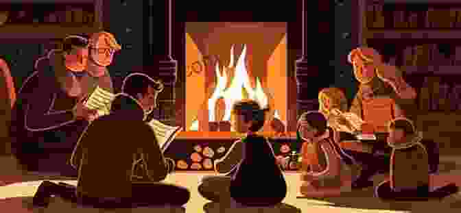 A Cozy Family Gathered Around The Fire, Reading The Silver Christmas Tree: A Holiday Adventure