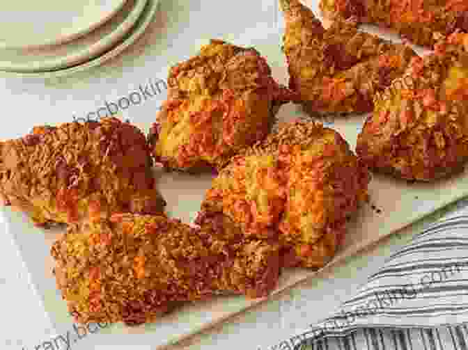 A Golden Brown Basket Of Buttermilk Fried Chicken, Served With A Side Of Honey Mustard Sauce Southern Bean Cookbook: 240 Recipes For Soups Casseroles Meals Salads Side Dishes (Southern Cooking Recipes)