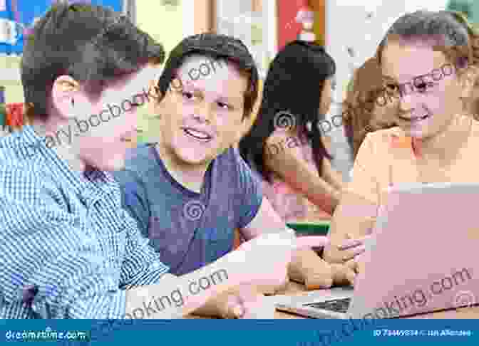A Group Of Diverse Children Enthusiastically Working Together On Computer Code Projects, Surrounded By Colorful Graphics And Coding Elements. Coding For Minecrafters: Unofficial Adventures For Kids Learning Computer Code