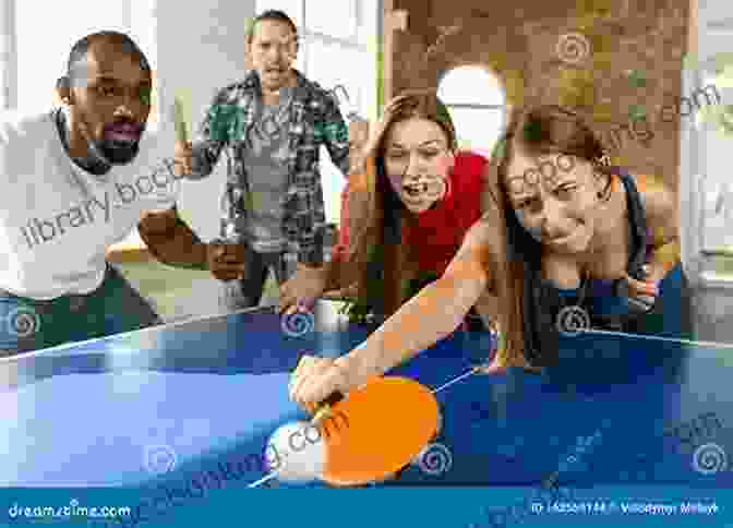 A Group Of People Playing Table Tennis, Smiling And Laughing, Representing The Joy And Camaraderie Of The Sport The Metaphysics Of Ping Pong: Table Tennis As A Journey Of Self Discovery