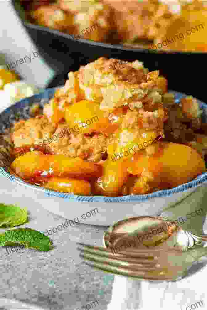 A Mouthwatering Image Of Peach Cobbler, Featuring Juicy Peaches Bubbling Up In A Golden Brown Crust. Southern Tomato Cookbook: Main Dishes Salads Sides More (Southern Cooking Recipes)