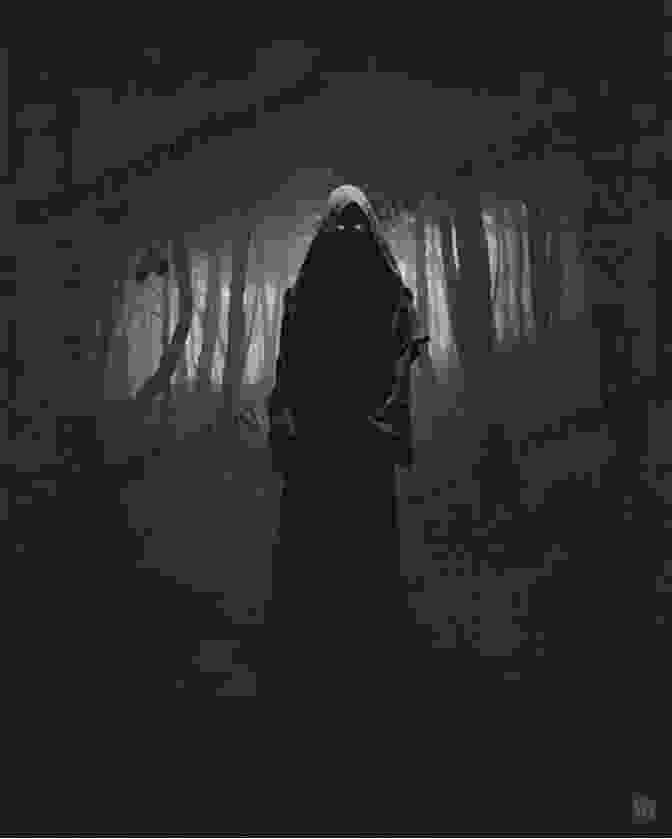 A Mysterious, Hooded Figure Approaches The Plant Pixies From The Shadows Of The Forest. Tales Of Sasha 5: The Plant Pixies
