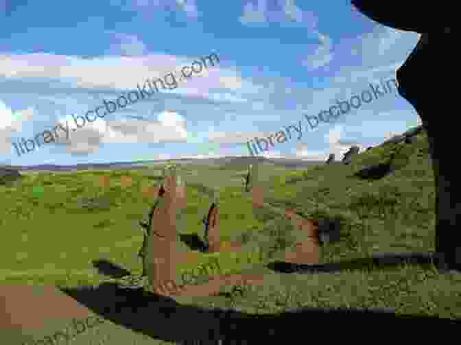 A Panoramic View Of The Rano Raraku Quarry, Where Hundreds Of Moai Statues Were Carved. Easter Island: The Secret Knowledge