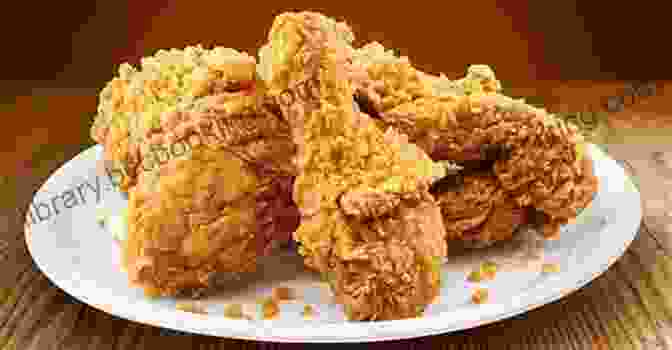 A Plate Of Crispy Fried Chicken, A Staple Of Southern Comfort Food Main Dishes. Ultimate Turkey Cookbook: Casseroles Main Dishes Soups Sandwiches (Southern Cooking Recipes)