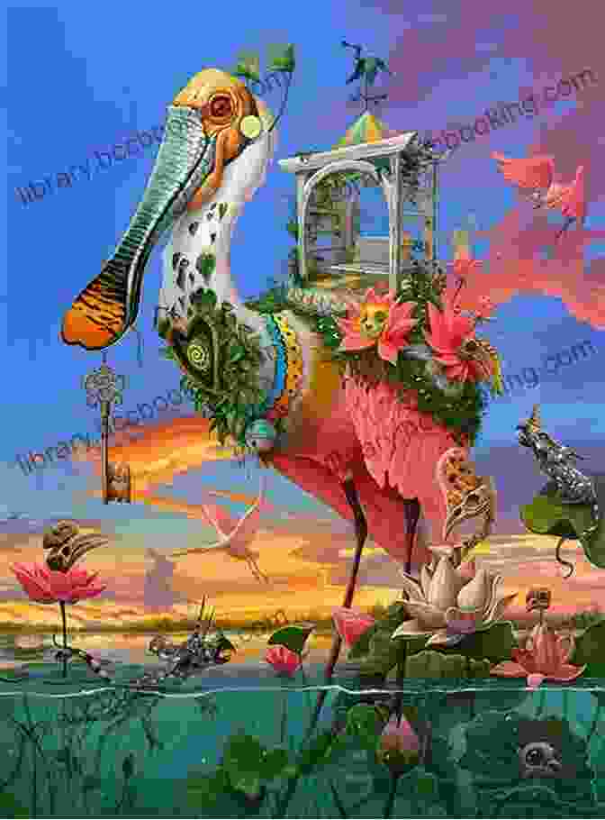 A Vibrant Painting Of A Surreal Landscape, Evoking The Boundless Possibilities Of Imagination. Theater Of The Mind Magazine Issue #1