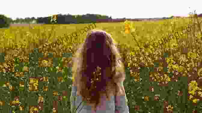 A Young Girl Standing In A Field Of Flowers The Magical Golden Easter Egg