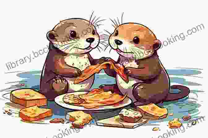 Adorable Otters Sharing A Meal, Reflecting The Importance Of Kindness And Sharing Do Unto Otters: A About Manners