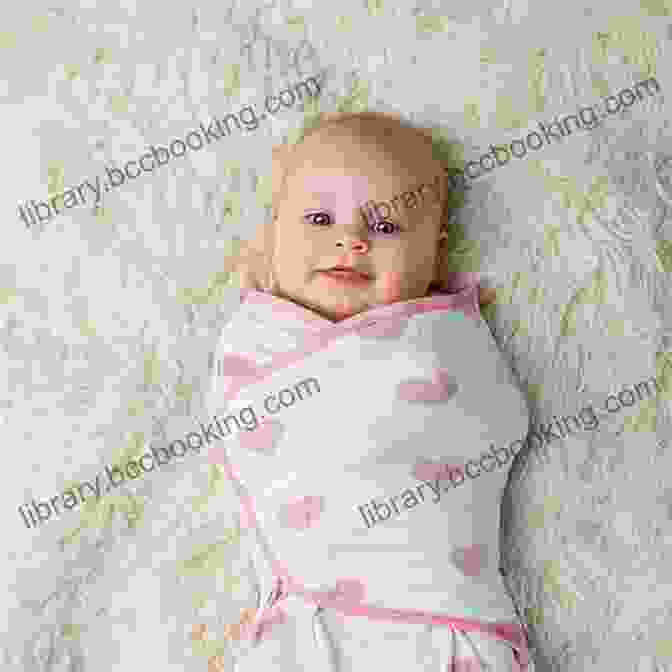Baby Wrapped In Pink And White Afghan Blanket Knitting Pattern KP380 Baby Afghan Blanket Baby Blanket Pattern In Aran Yarn