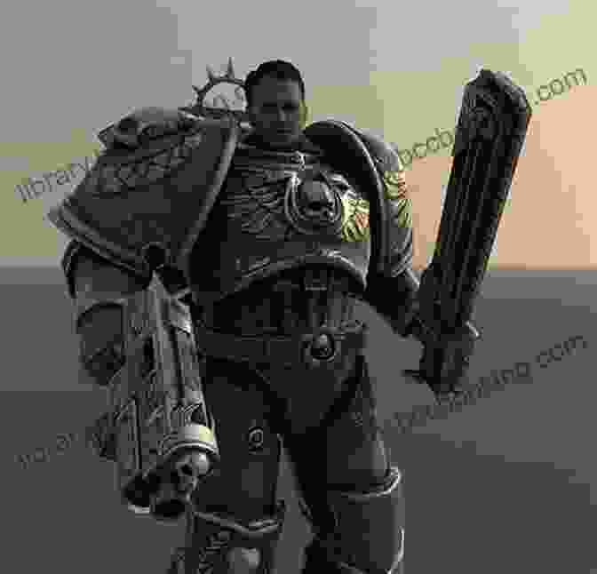 Captain Avitus, A Space Marine Clad In Gleaming Armor, Stands Tall Against A Backdrop Of Stars. Last Night At The Resplendent (Warhammer 40 000)