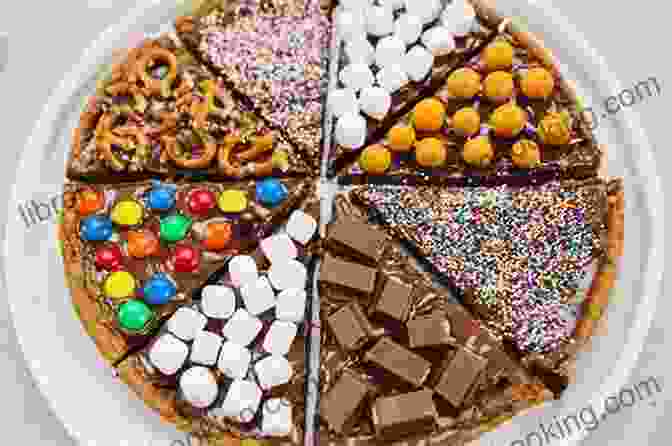 Cookie Pizza Dough Topped With Chocolate Chip Cookies, Marshmallows, And Sprinkles Refrigerated Dough Cookbook: Canned Biscuits Crescent Rolls Cookie Pizza Dough (Southern Cooking Recipes)