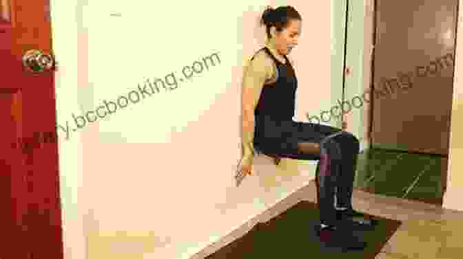 Dancer Performing A Wall Sit With A Stretch Band Stretching Your Limits: Over 30 Step By Step Instructions For Ballet Stretch Bands