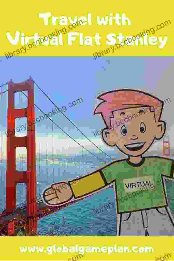Flat Stanley Standing In Front Of The Golden Gate Bridge Flat Stanley S Worldwide Adventures #12: Escape To California