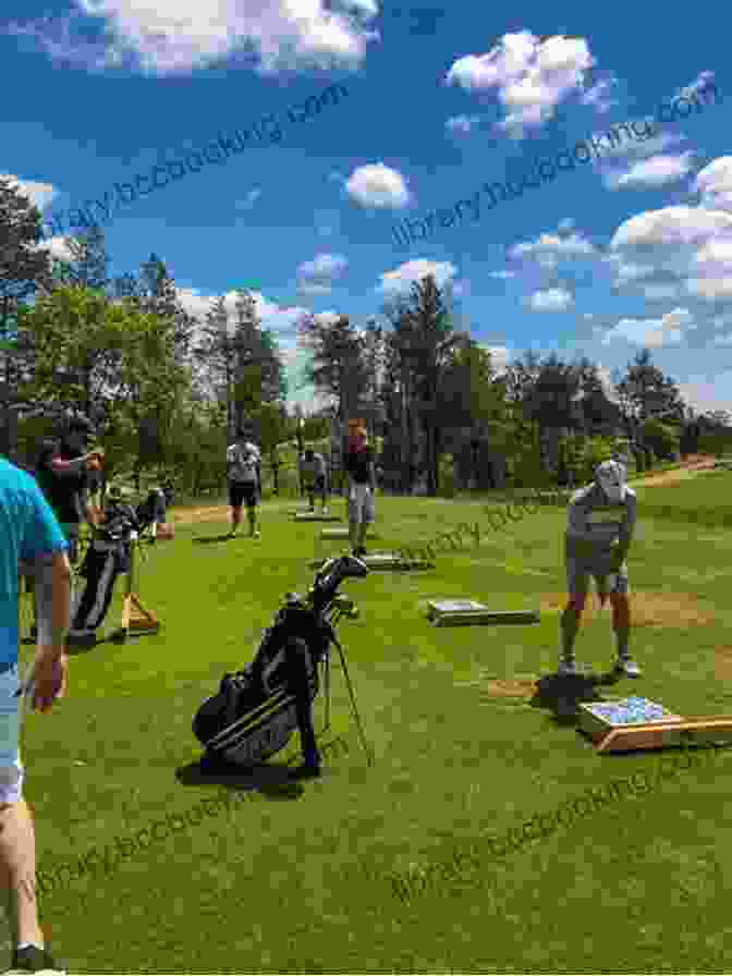 Golfers Sharing Laughter And Camaraderie At Sand Valley Golf Golf Sand Valley (Golf In Central Wisconsin 1)