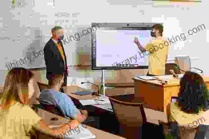 Image Of A Teacher Using A Whiteboard To Explain A Concept To Students Praxis II Principles Of Learning And Teaching: Grades K 6 (5622) Exam Flashcard Study System: Praxis II Test Practice Questions Review For The Praxis II: Principles Of Learning And Teaching (PLT)
