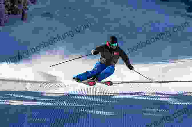Intermediate Skier Carving A Turn On A Wider Piste Skiing Without Fear For Beginners Intermediates And Experts: How To Overcome Your Fears Build Your Confidence And Improve Your Skiing Through NLP Visualisation And Hypnosis