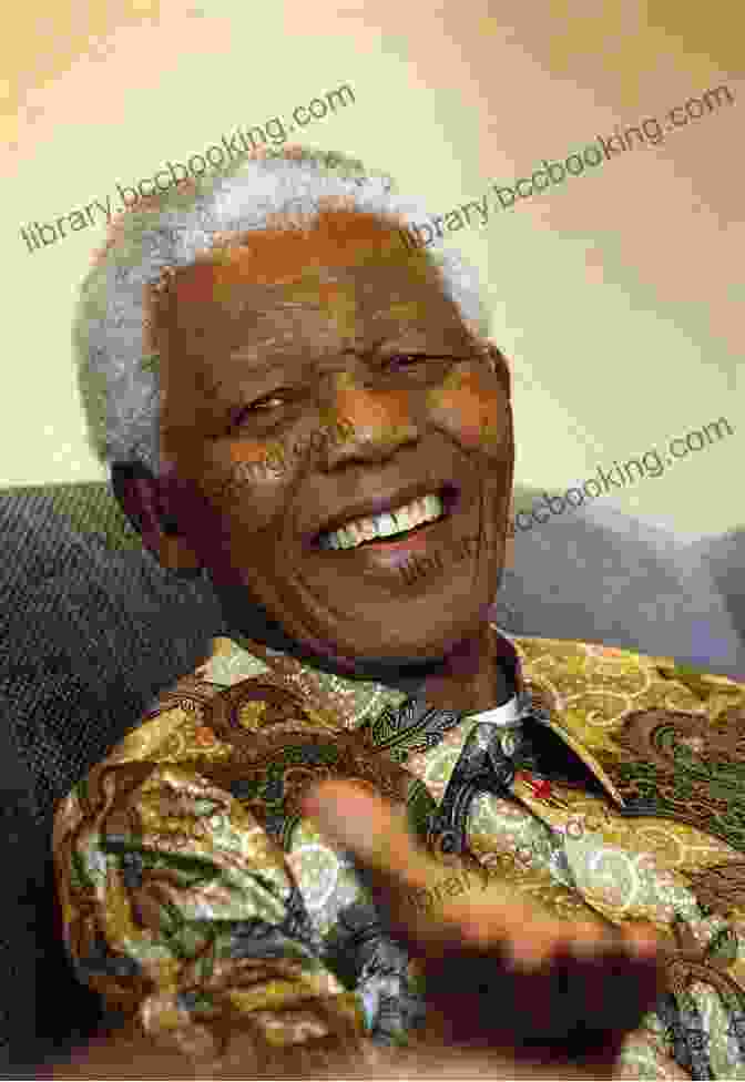 Nelson Mandela In A Pensive Pose, Smiling In His Own Words Nelson Mandela