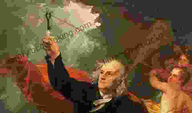 Portrait Of Benjamin Franklin With A Lightning Rod And Kite Cheer Up Ben Franklin (Young Historians 1)