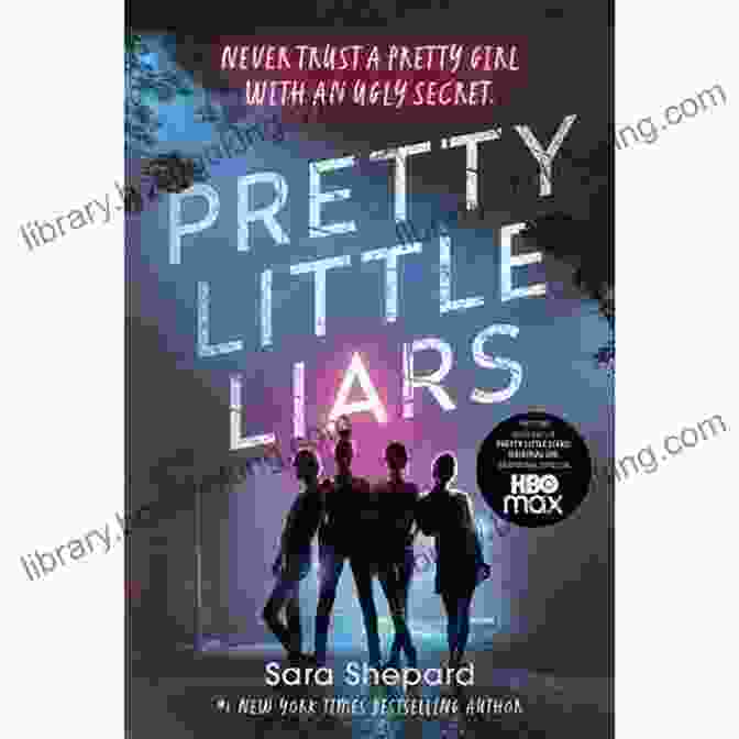 Pretty Little Liars Book Cover By Sara Shepard, Featuring The Silhouette Of Five Girls Against A Pink And Black Background. Pretty Little Liars #9: Twisted Sara Shepard