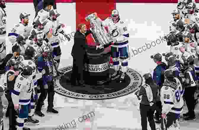 Tampa Bay Lightning Hoisting The Stanley Cup In Celebration Lightning Strikes: The Tampa Bay Lightning S Unforgettable Run To The 2024 Stanley Cup (Special Commemorative)