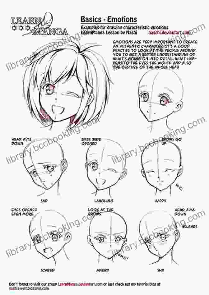 Understanding The Basics Of Manga Faces How To Draw Manga Faces: 30 Step By Step Illustrations Of Manga Faces With Expressions