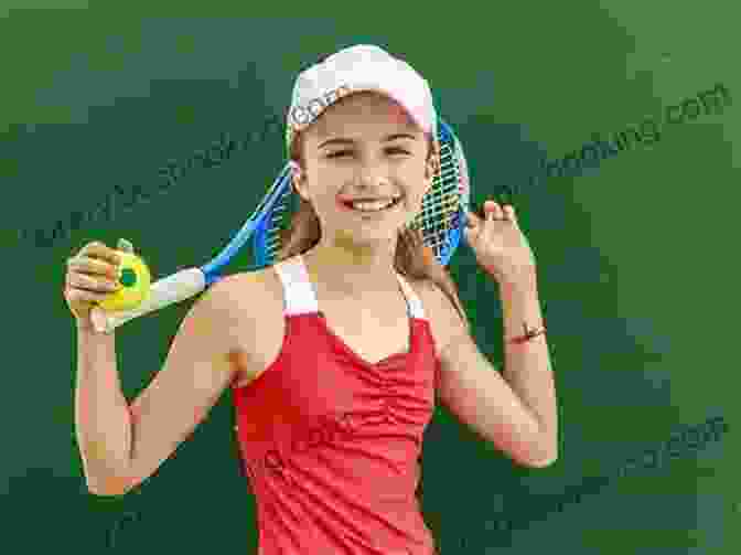 Young Girl Playing Tennis The Feminine Side Of Tennis