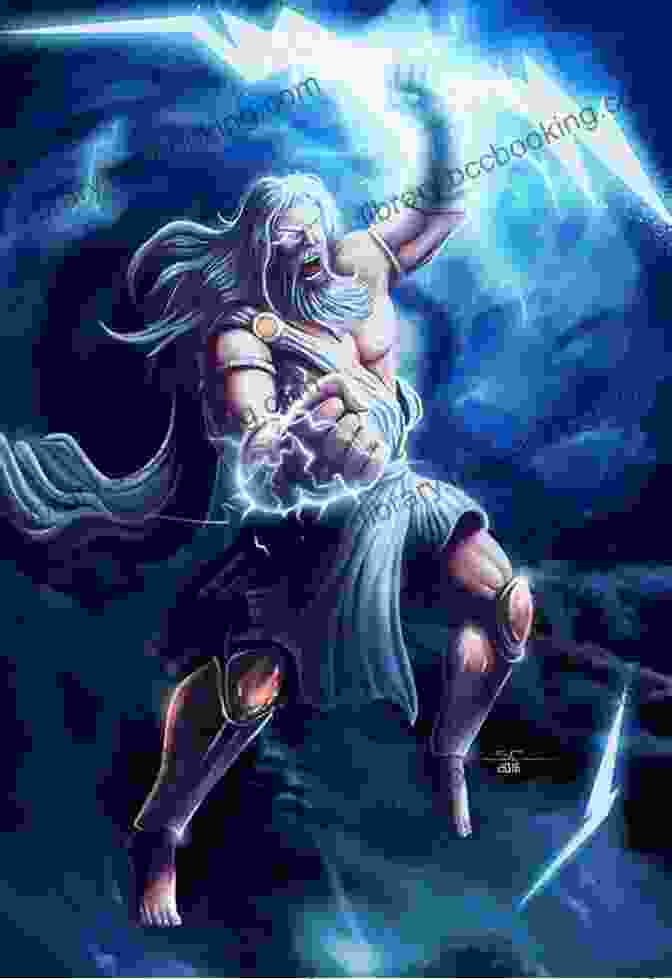 Zeustian Logic Book Cover Featuring An Image Of Zeus, The Greek God Of Thunder And Lightning, And A Background Representing The Cosmos And Interconnectedness Of All Things. Zeustian Logic Wade Albert White
