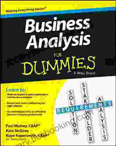 Business Analysis For Dummies Kupe Kupersmith