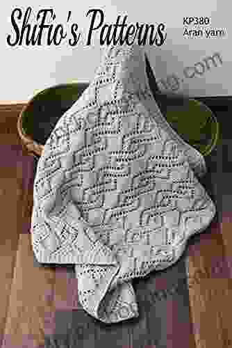Knitting Pattern KP380 Baby Afghan Blanket Baby Blanket Pattern In Aran Yarn