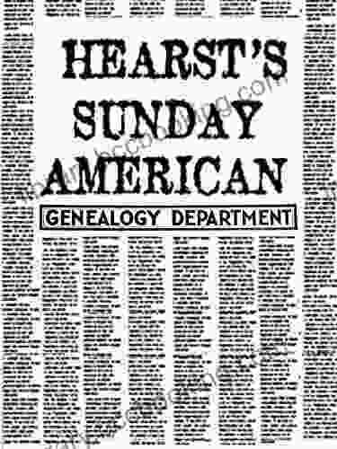 HEARST S SUNDAY AMERICAN Genealogy Department